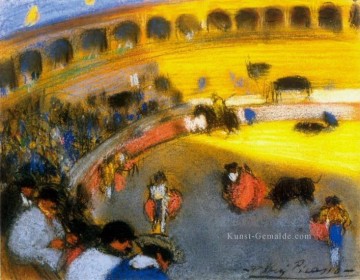scene of a bullfight Ölbilder verkaufen - Bullfight 1901 cubism Pablo Picasso